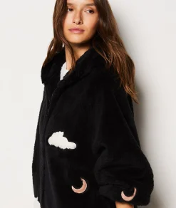 Etam Veste longue polaire NOIR Online