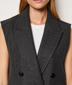 Etam Veste sans manches GRIS Clearance