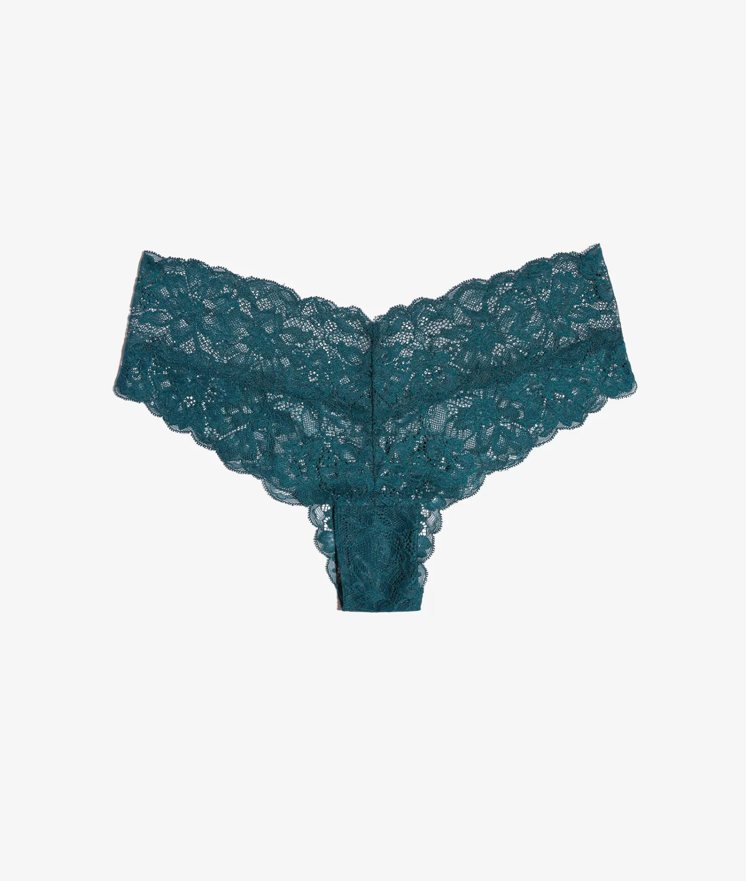 Etam V-shape Lace Hipster BLUEGREEN Cheap