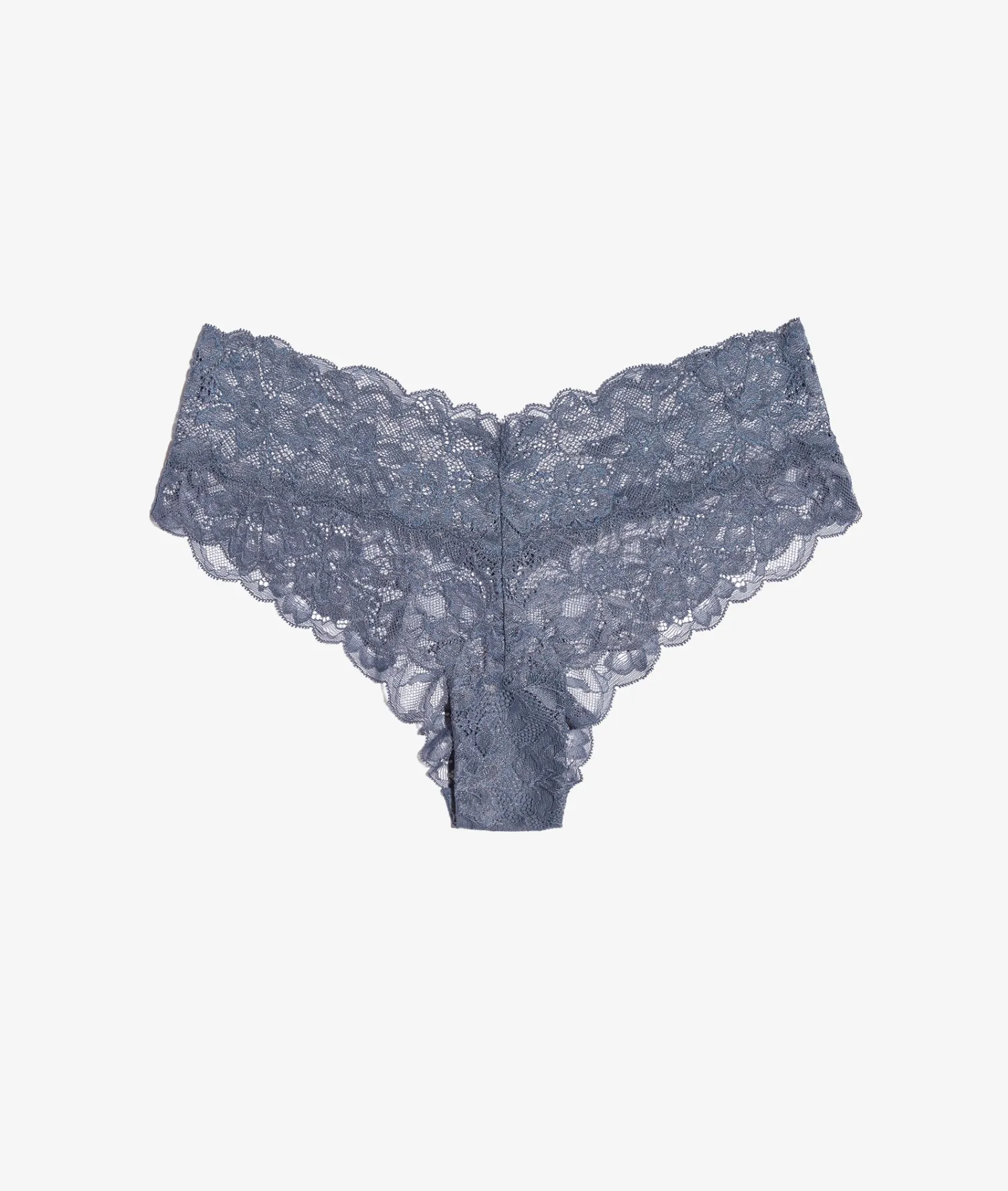 Etam V-shape Lace Hipster ANTHRACITE Best Sale
