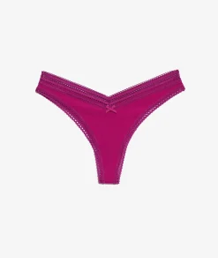 Etam V-shape Tanga with Lace Details ORCHIDEE Best Sale