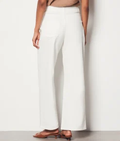 Etam Wide Cut Jeans WHITE Cheap