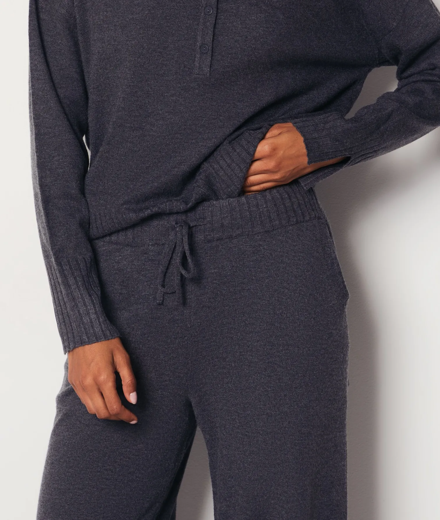 Etam Wide Cut Trousers ANTHRACITE Outlet