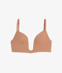 Etam Wireless Lightly Lined Demi Bra BLUSH Cheap